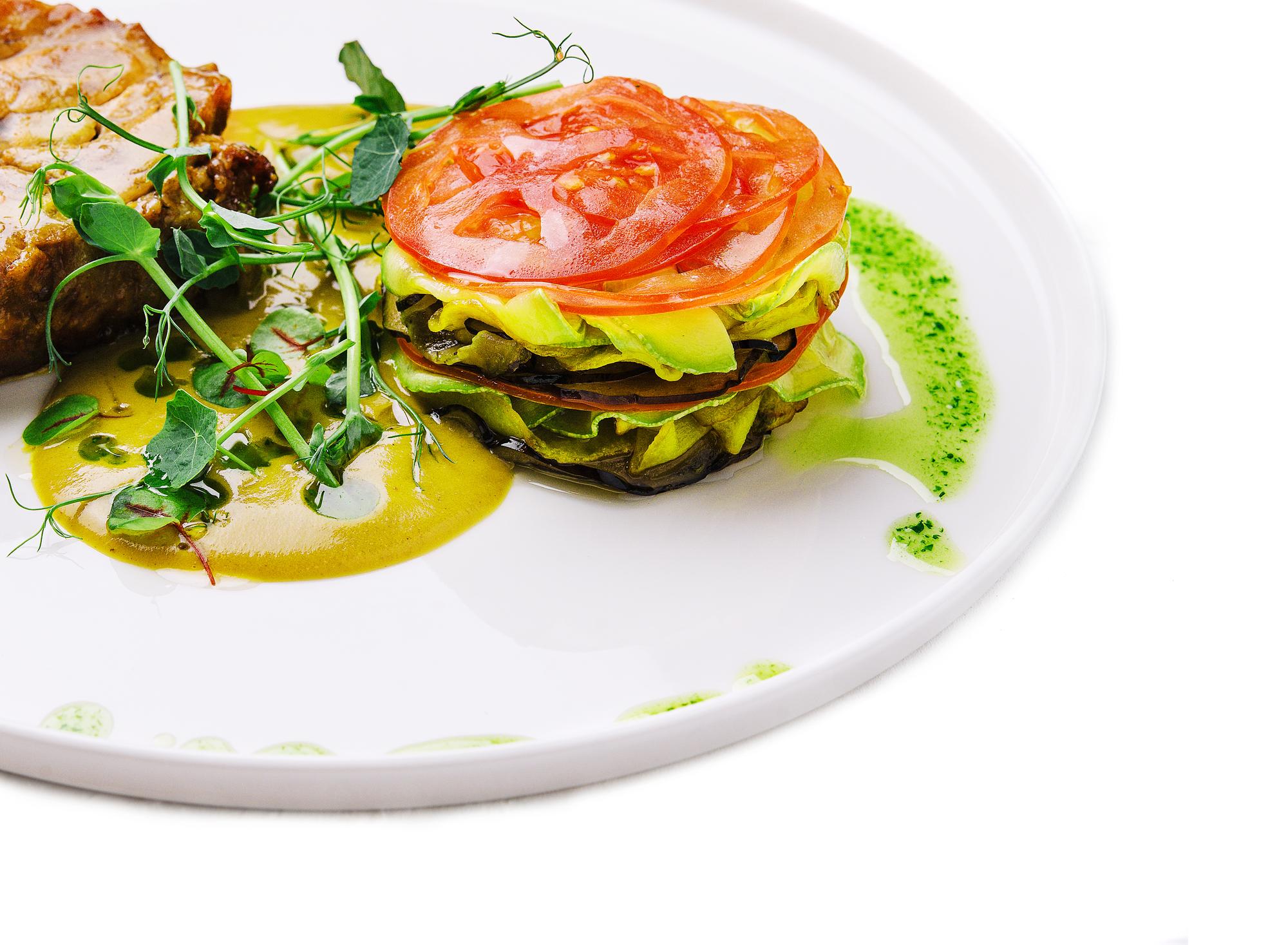 Close-up of plated dish